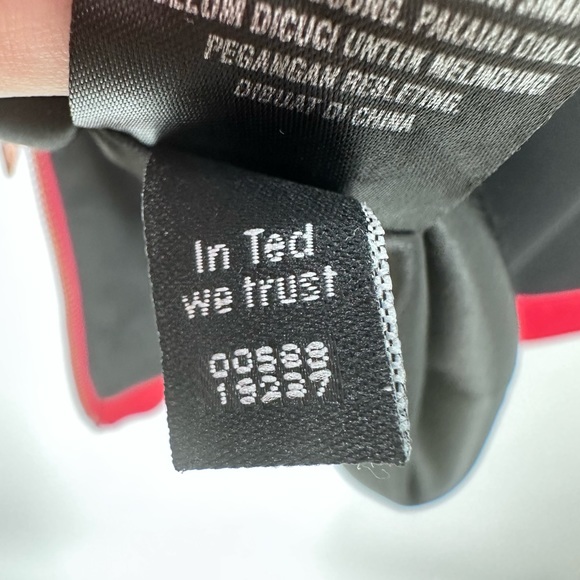 Ted Baker Pencil Skirt Black Pink Purple Color Block Exposed Zipper Womens 4 - Picture 4 of 7